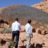 Photo: Valley of Fire's largest wall of petroglyphs was o